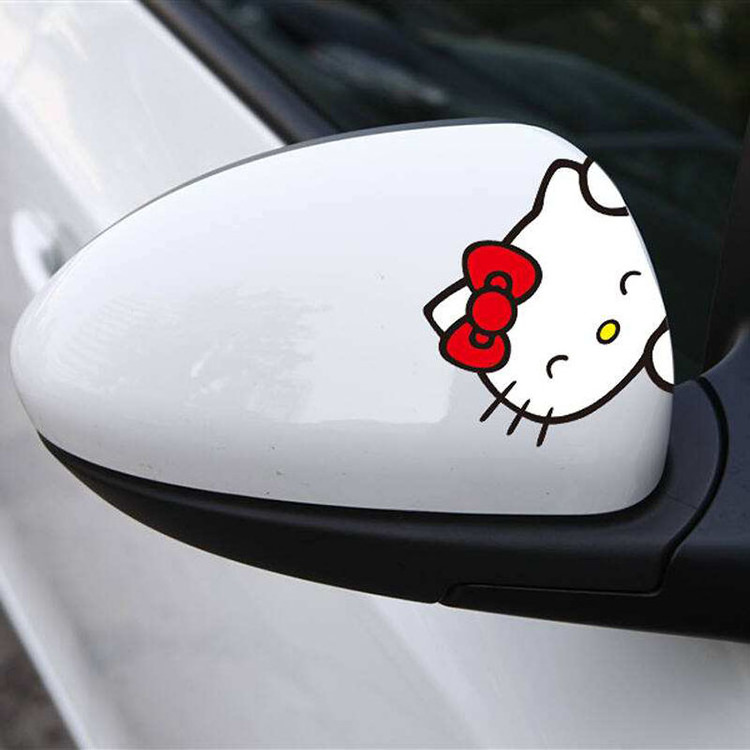 Custom Wholesale Car Bumper Sticker Logo Customized Anime Sticker Motorcycle Vehicle Body Decorate Saloon Car Window Decals