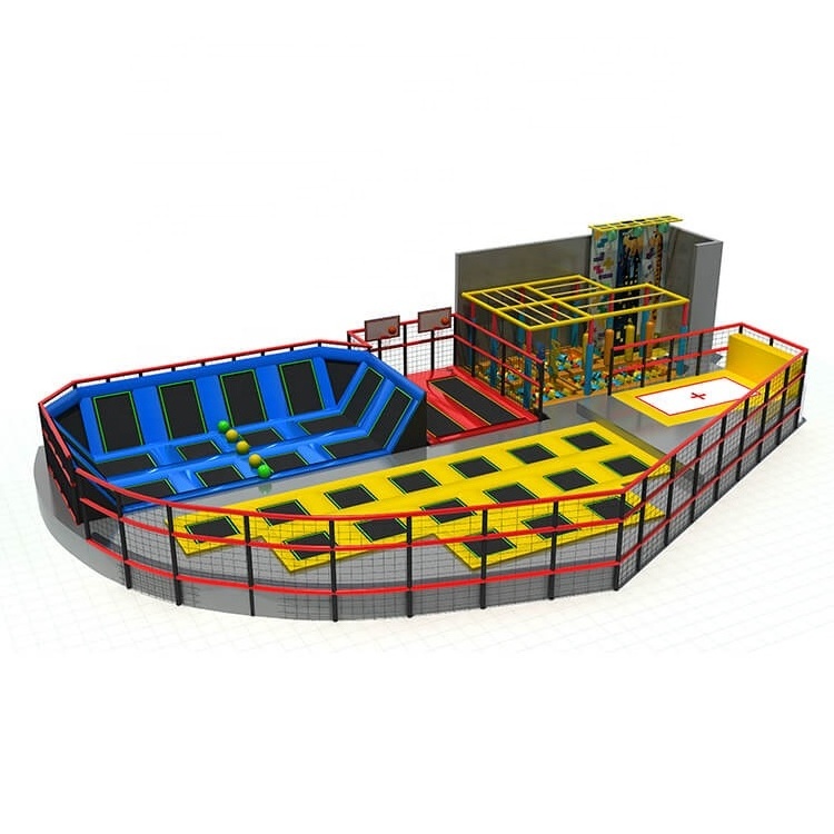 Turkey Custom Big Indoor Playground Trampoline Park Equipment For Kids And Adults