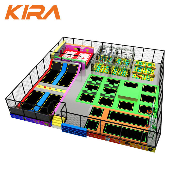 Turkey Custom Big Indoor Playground Trampoline Park Equipment For Kids And Adults