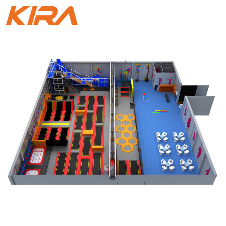 Popular Sport Game Large Kids Commercial Indoor Trampoline Park Manufacturer For Sale