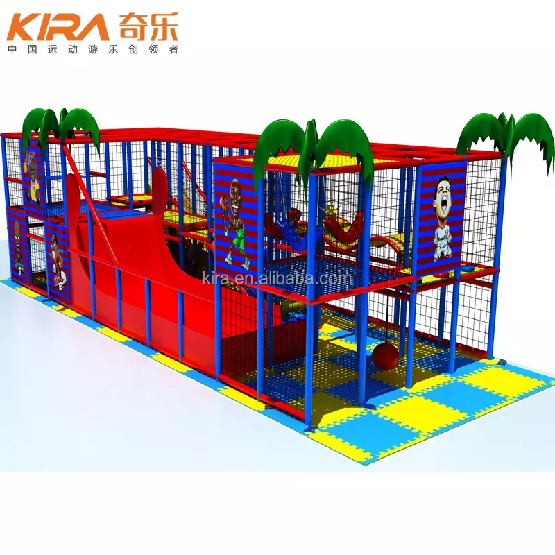 Children maze soft play equipment kids indoor playground jungle gym play set