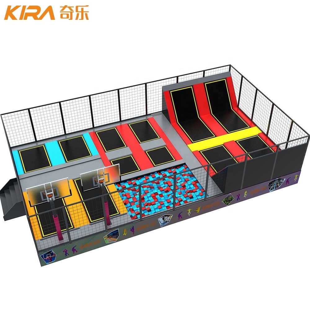 Turkey Custom Big Indoor Playground Trampoline Park Equipment For Kids And Adults