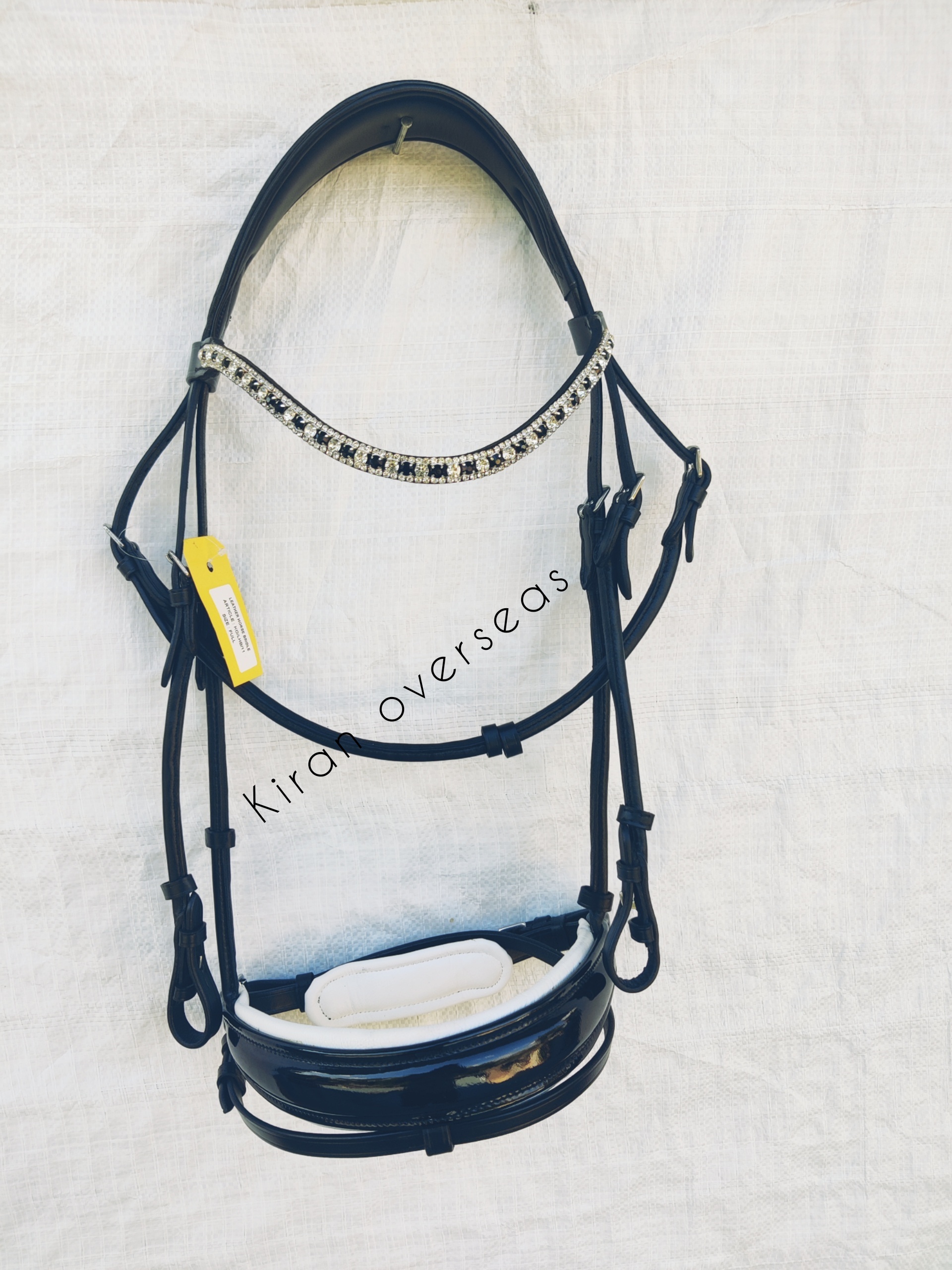 leather bridle made of indian harness leather drum dryed leather for horse wear horse riding equestrian handmade high quality