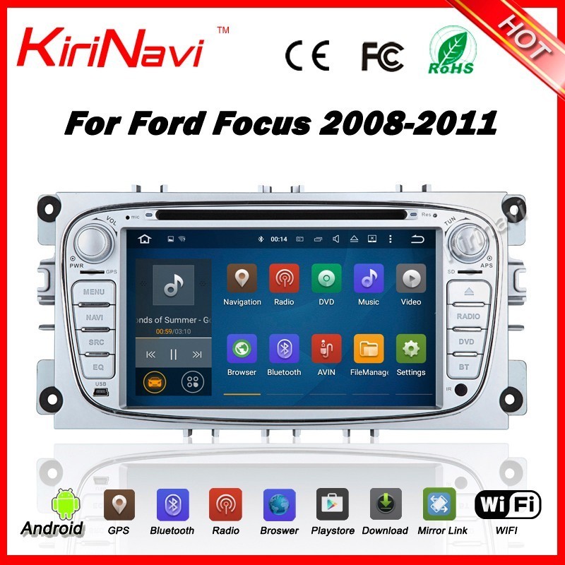 Kirinavi WC-FU7608 android 10.0 car multimedia for ford for focus touch screen radio 2008 - 2012 car dvd player stereo wifi & 3G