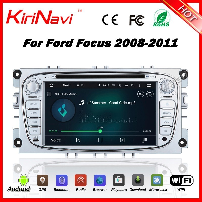 Kirinavi WC-FU7608 android 10.0 car multimedia for ford for focus touch screen radio 2008 - 2012 car dvd player stereo wifi & 3G