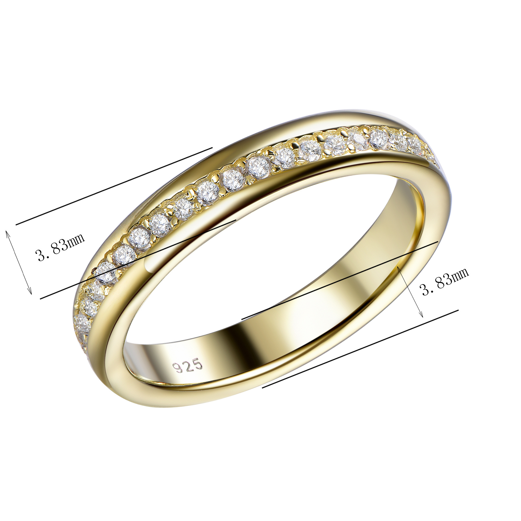 Simple designs jewellery rings for men gold rings for women 14k gold plated rings gift