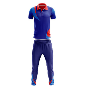 Custom Logo Cricket Jersey with trouser Design High Quality T Shirt And Trouser Cricket Set Cricket Uniform