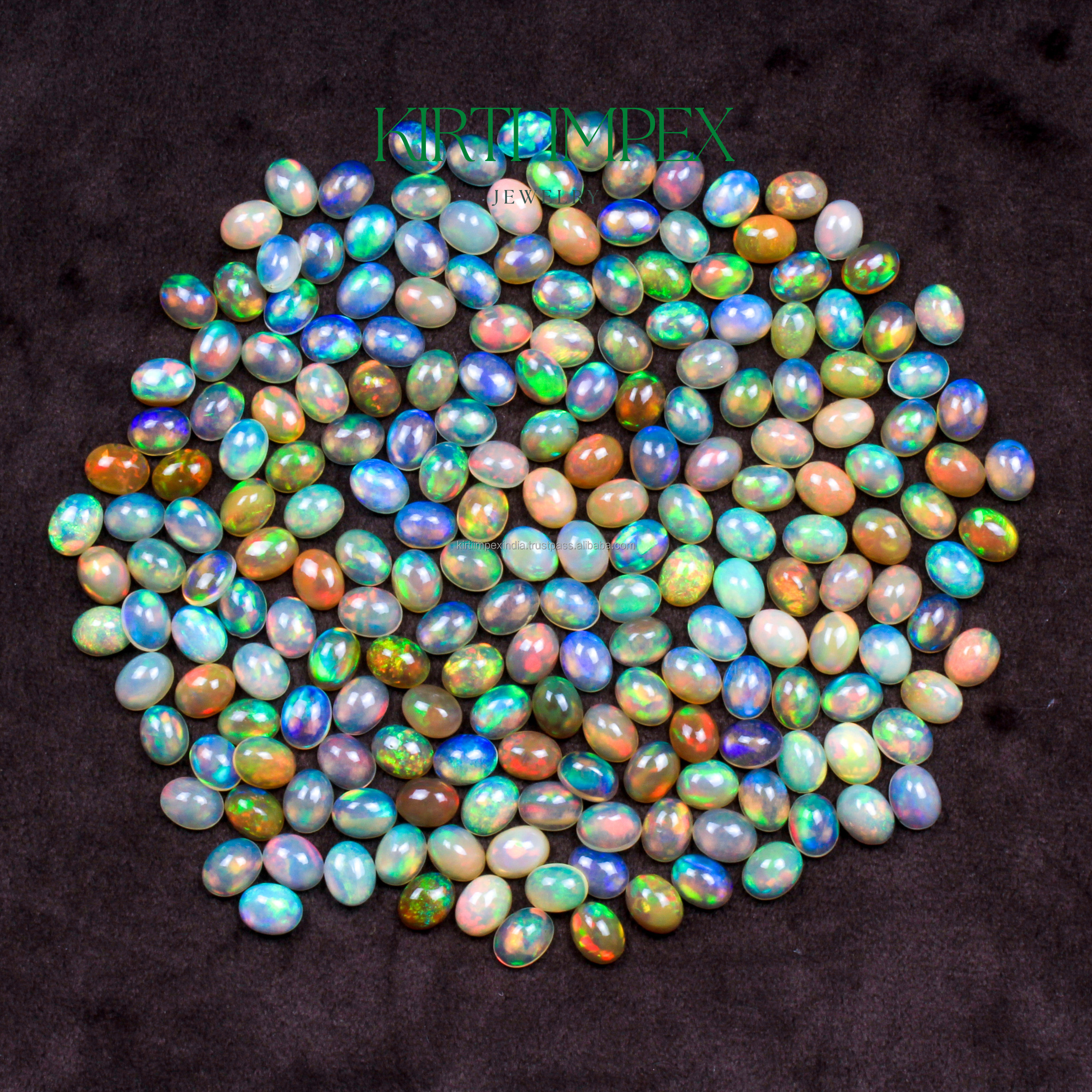 Ethiopian Opal Stone for Sale Loose Natural Gemstone Polished Wholesale for Jewelry Designers 9x7 MM Oval White loose crystals