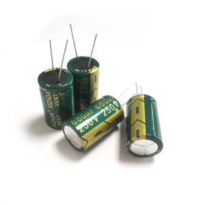 EU Cap capacitor 680uf 250V 22x37 Aluminum Electrolytic Capacitor high voltage capacitor