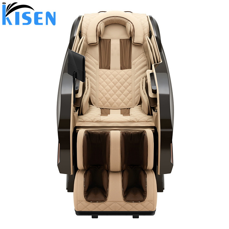 Kisen top end high quality new model A10s 3D zero gravity full body massage chair 2 years warranty