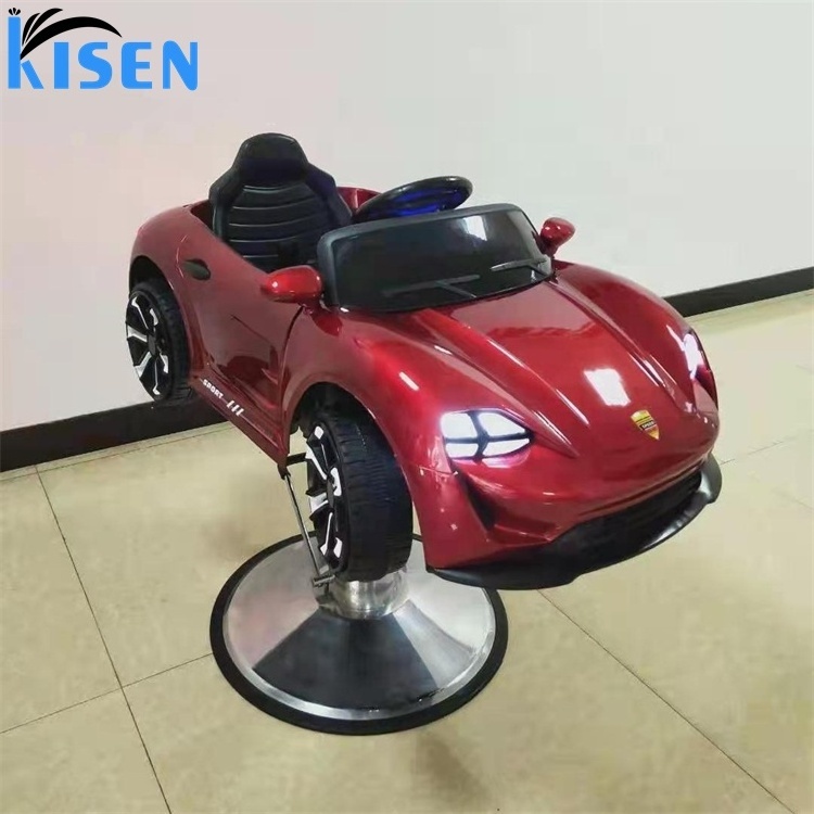 Wholesale Price Children Barber Chairs Portable Salon Used Hairdressing Motors Kids Cars Cutting Chairs with steering wheel