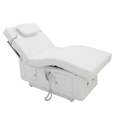 Kisen Modern Spa Bed Professional 3 Motor White Electric Aesthetic Tables Massage Facial Treatment Eyelash Beauty Salon Chair Be