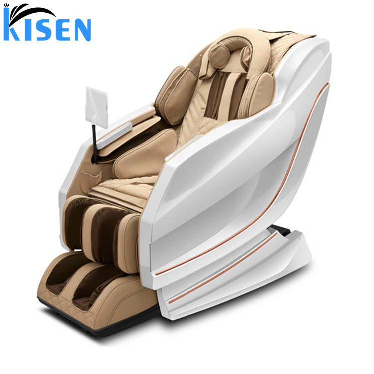 Kisen top end high quality new model A10s 3D zero gravity full body massage chair 2 years warranty