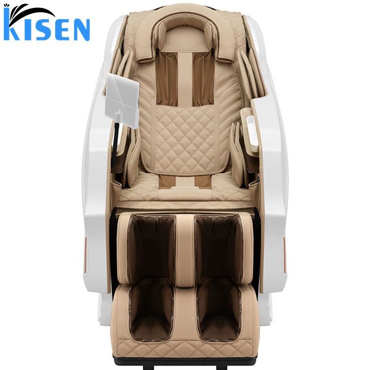 Kisen top end high quality new model A10s 3D zero gravity full body massage chair 2 years warranty