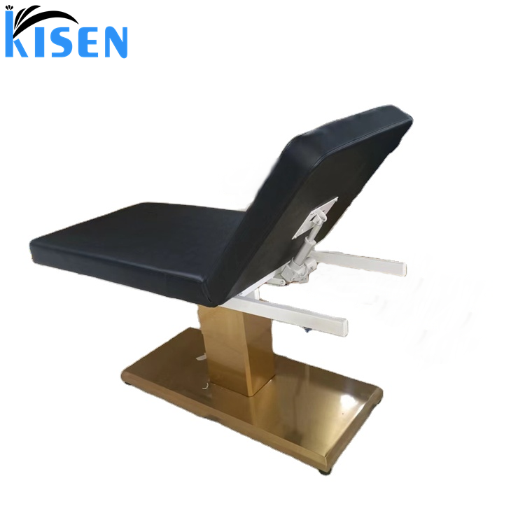 Trendy new design electric facial massage treatment table with 3 4 motors pink eye lash bed with topper for beauty spa salon