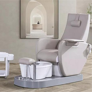 Kisen modern luxury beauty salon equipment reclining massage manicure chair foot spa chair pedicure sofa for sales