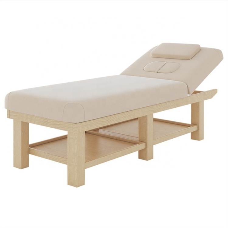 wooden lash lounge beauty lash bed breast hole massage table