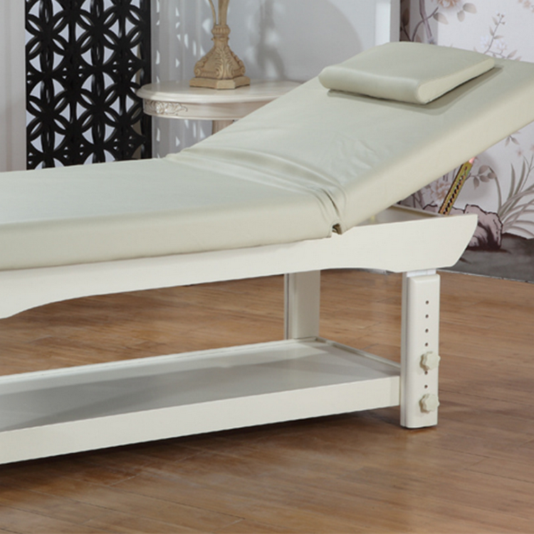 Kisen high end beauty bed qualitative cotton design all steel base massage table with face hole for beauty salon