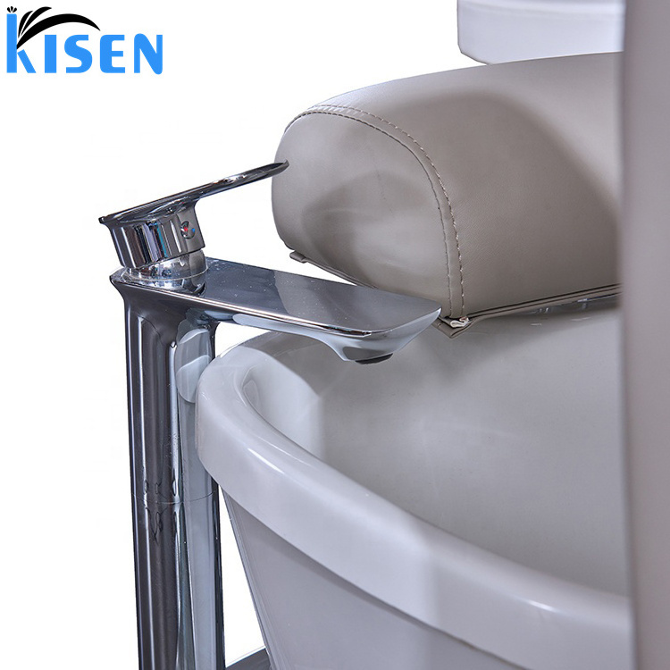 Kisen modern luxury beauty salon equipment reclining massage manicure chair foot spa chair pedicure sofa for sales