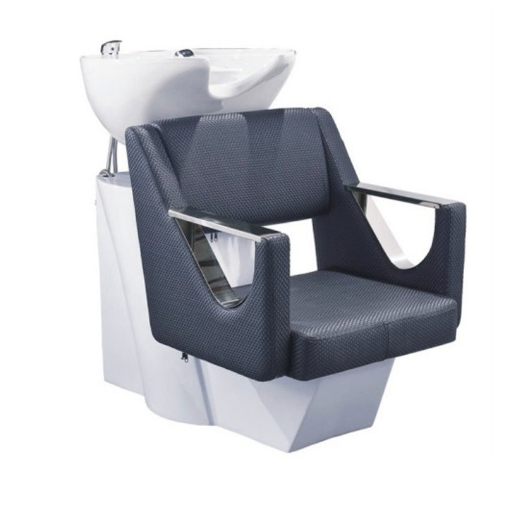 Portable shampoo bowl used salon shampoo chair white