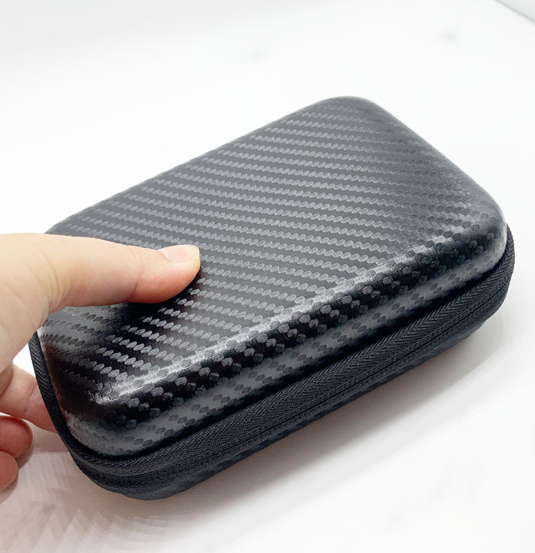 Multifunction travel carrying carbon fiber hardware screwdriver eva case hard cover zipper essential tool case