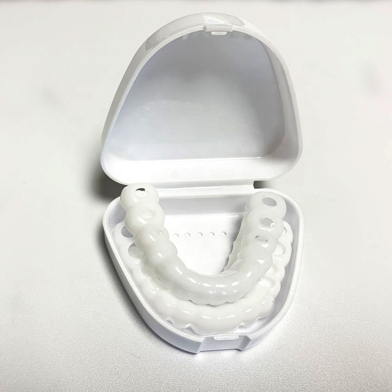 Wholesale custom brand tooth cover perfect snap on smile braces false teeth veneers faketeeth snapon smile instant veneers