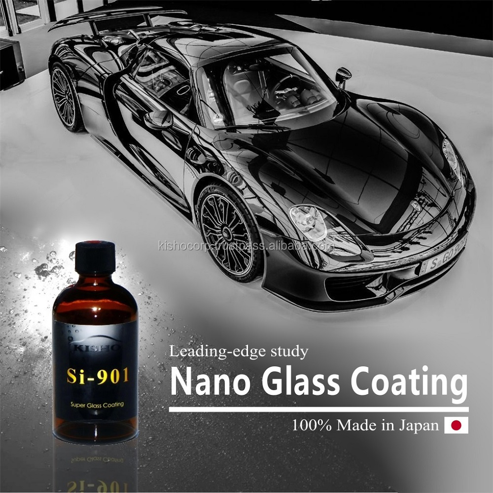 Innovative nanotechnology glass products for car KISHO nano coating made in Japan