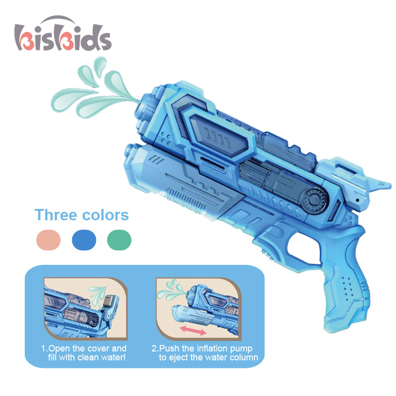 Outdoor Summer Holiday 1000ML Big Colorful Water Gun Toys Summer Water Carnival Water Gun