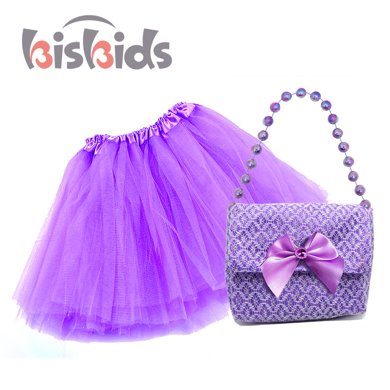 Fashion Crystal shoes princess dress for girl  beauty play set plastic toys magic wand crown toys for girls princess