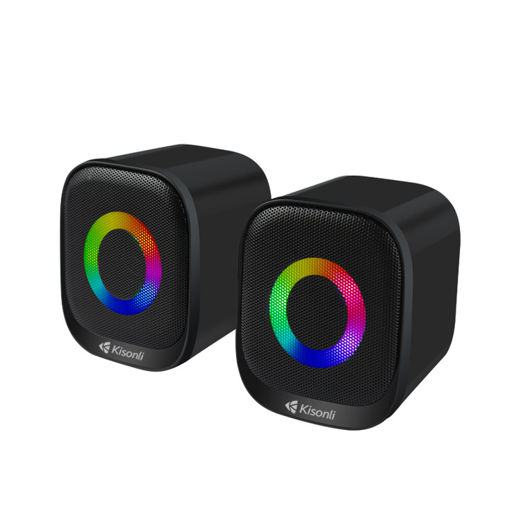 Kisonli X3 speaker led 2022 music speaker set with volume control