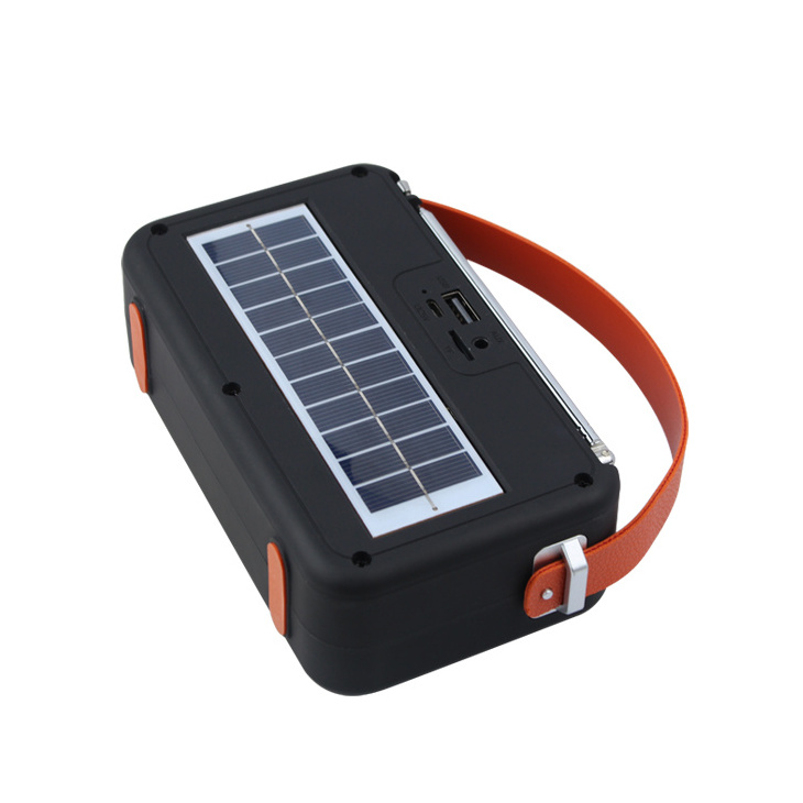 OEM speaker electronic gadgets solar powered bt speaker with strong fm