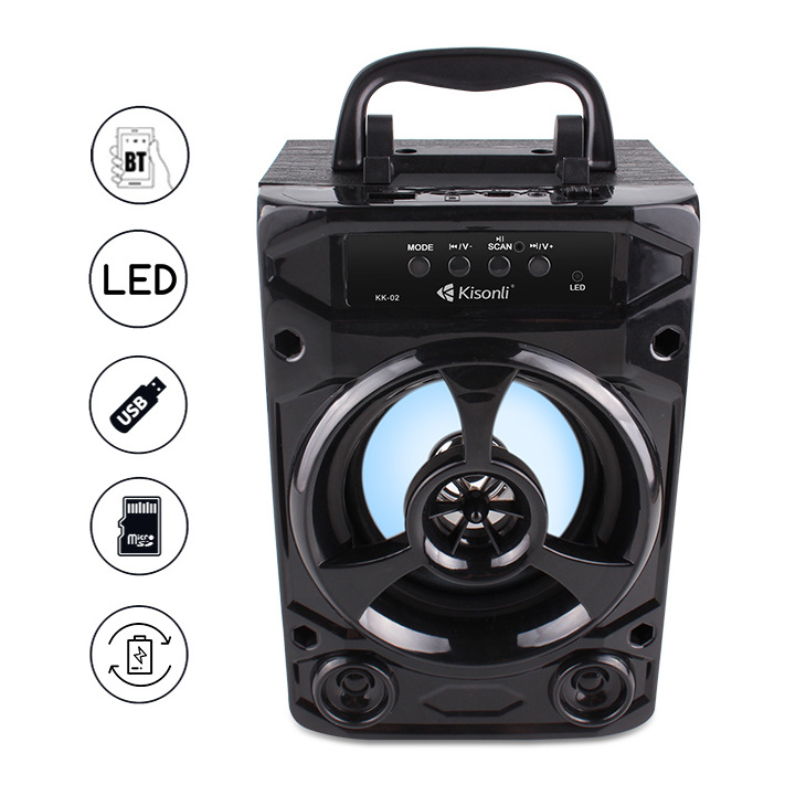 Mini DJ Gadgets Electronic Speakers BT LED Wireless Woofer Speaker Cheap Price