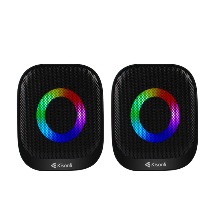 Kisonli X3 speaker led 2022 music speaker set with volume control