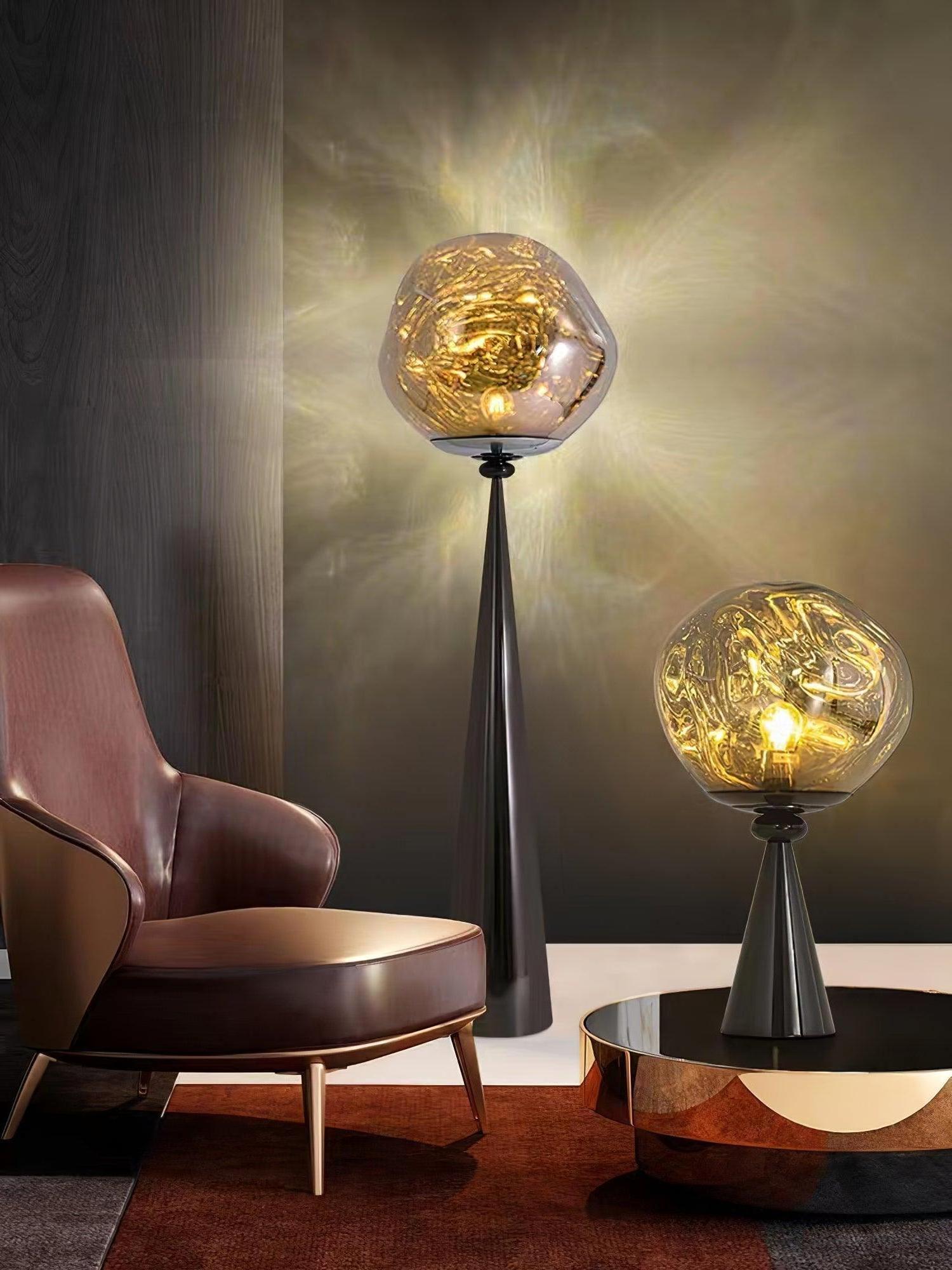 Lava Irregular Living Room Bedroom Bedside Light E27 Floor Lamp