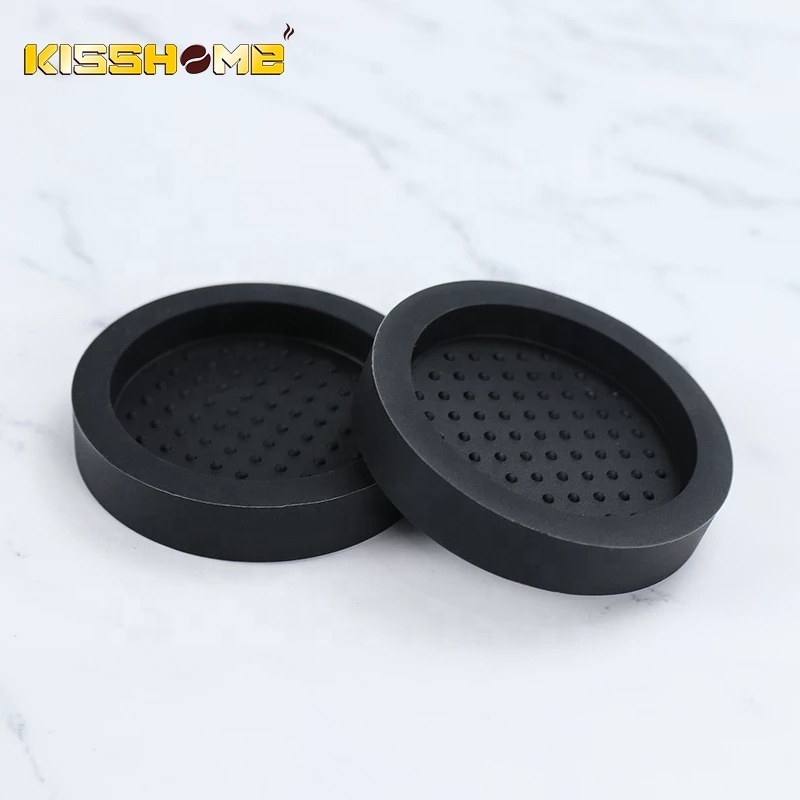 Silicone Bar Black Barista Tools Accessories Pad Corner Espresso Tools Coffee Grinder Pad Coffee Tamper Mat