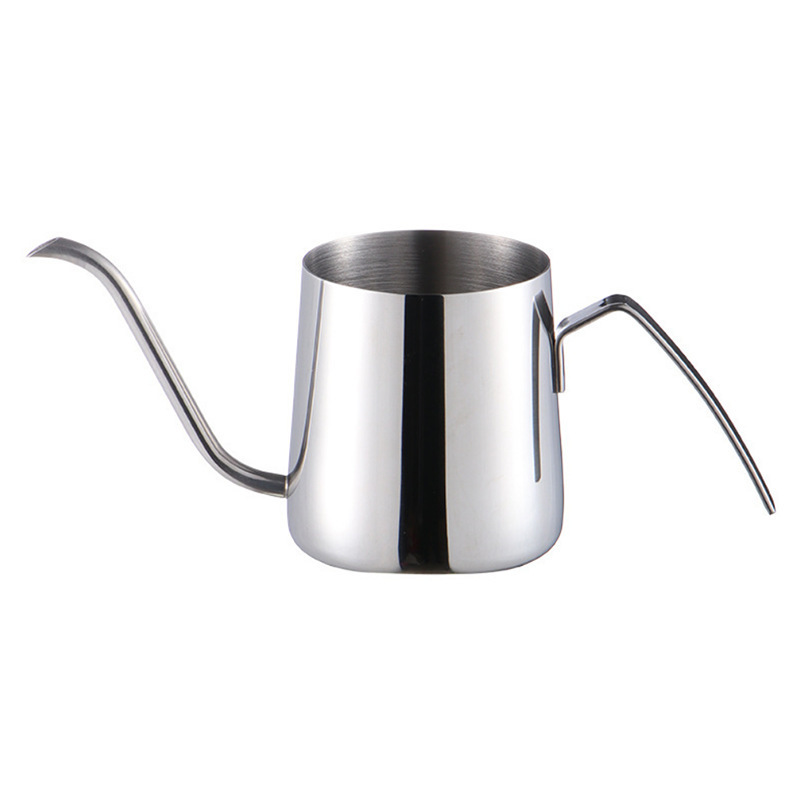 Long Narrow Spout Small Portable Stainless Steel Drip Pot For Water Tea Hotel Home Travel Camp Gooseneck Coffee Kettle