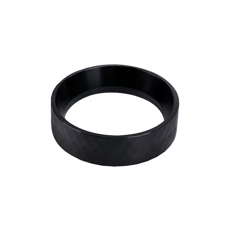 Black Durable Coffee Accessories Shop Wholesale Espresso Machine For Delonghi Aluminum Alloy Magnetic Funnel 51Mm Dosing Ring