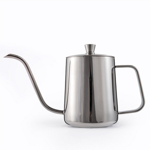 Barista Tools Kettle Mouth Camping Tea 350Ml 400Ml 600Ml Long Spout Over Hand Drip Pot Stainless Steel Gooseneck Coffee Kettle