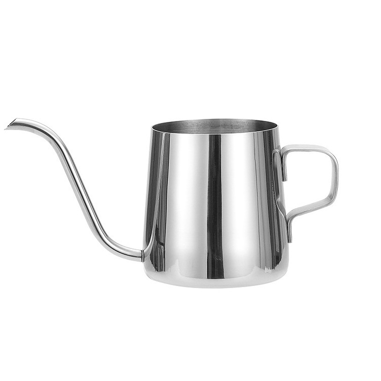 Small Portable Long Narrow Spout Stainless Steel Drip Pot For Water Tea Hotel Home Travel Camp Gooseneck Espresso Coffee Kettle