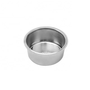 Stainless Steel Coffee Filter 51Mm Double Cups Original Color Barista For Delonghi Premium Replaceable Espresso Filter Basket