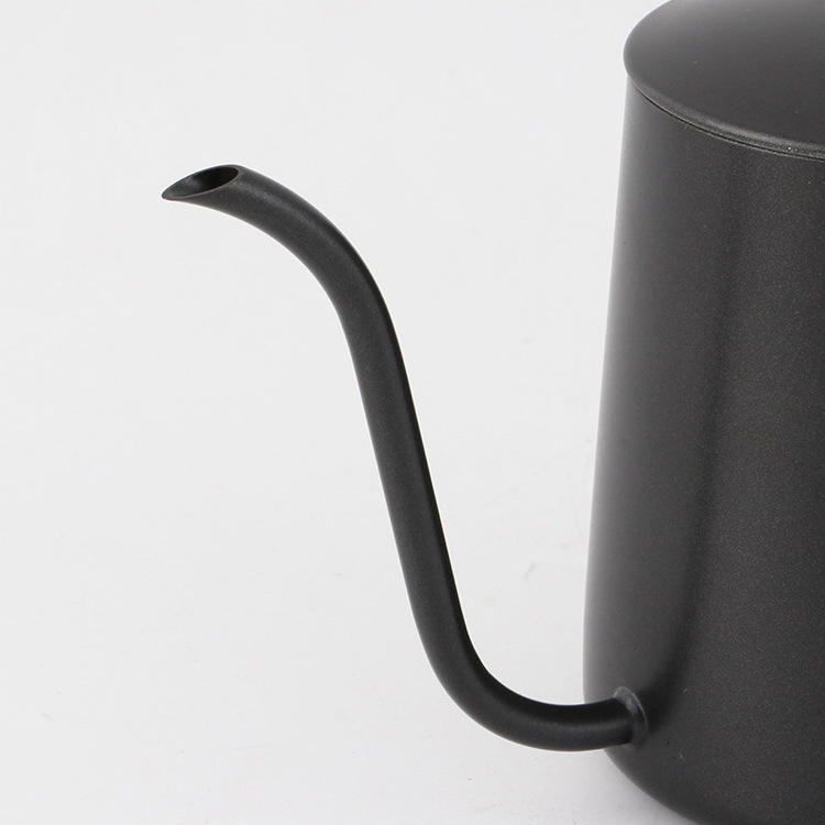 Long Spout Over Hand Drip Pot 350ml 400ml 600ml Kettle Mouth Hotel Travel Camping Tea Gooseneck Stainless Steel Coffee Kettle