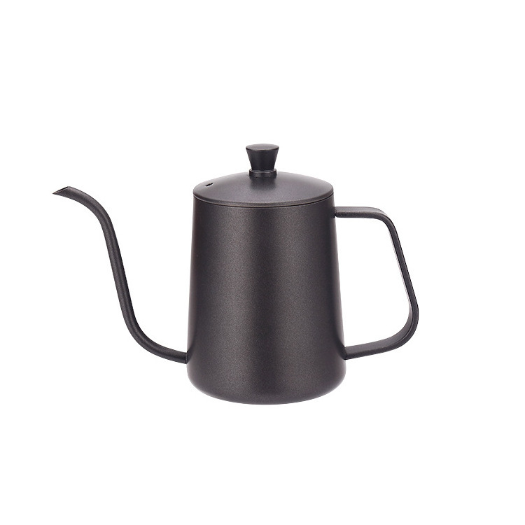 Long Spout Over Hand Drip Pot 350ml 400ml 600ml Kettle Mouth Hotel Travel Camping Tea Gooseneck Stainless Steel Coffee Kettle