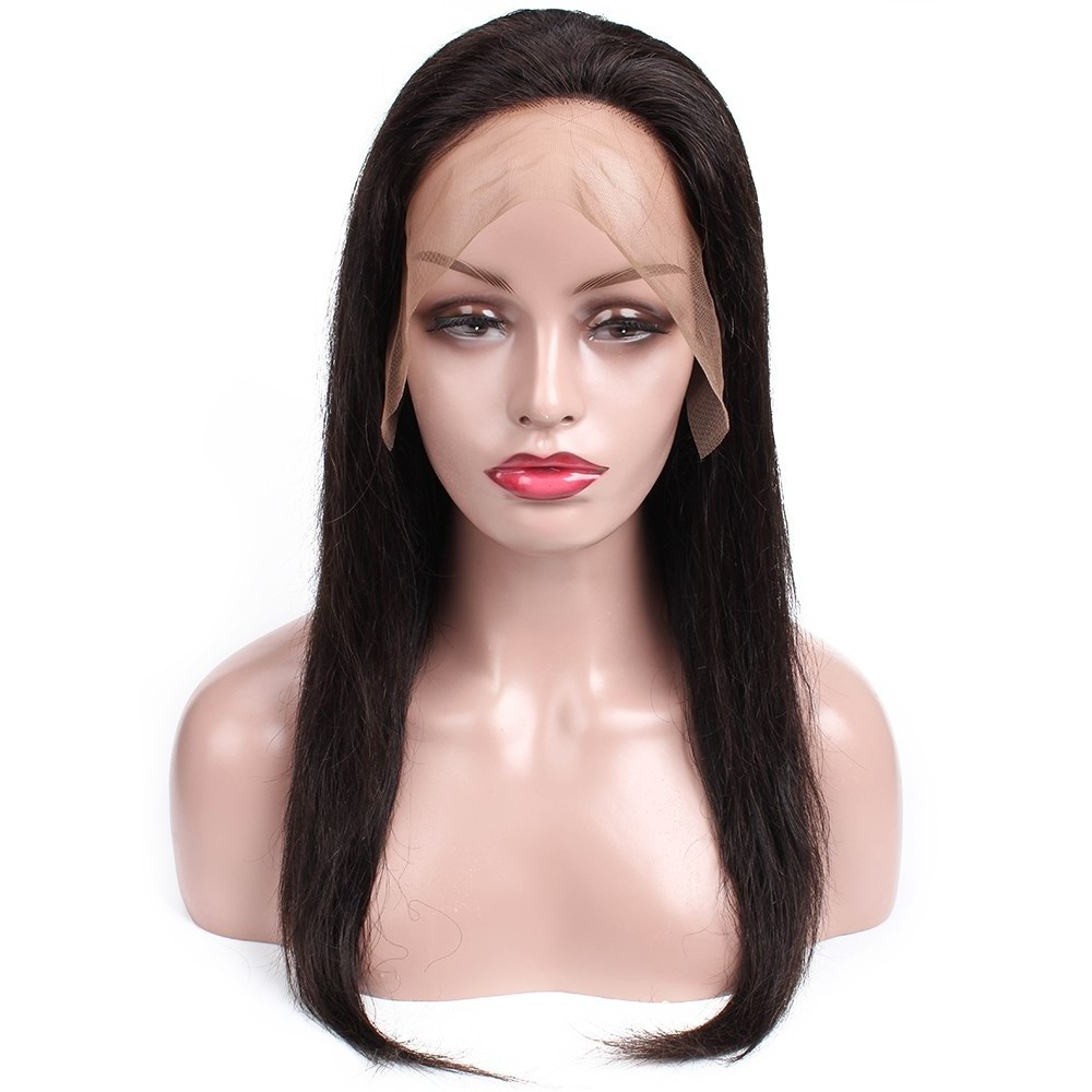 Wigs Human Hair Women Straight 150% Density Lace Wig Adhesive Glue for Black Cheap Full Malaysian 18inch Brazilian Hair 1 Piece