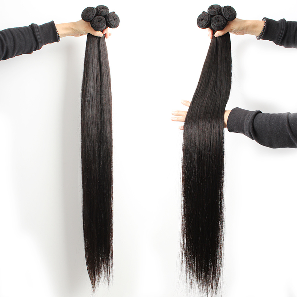 Free Sample Unprocessed Peruvian Straight Wave Bundles 8 Inch To 34 Inch High Quality 100% Remy Hair extension