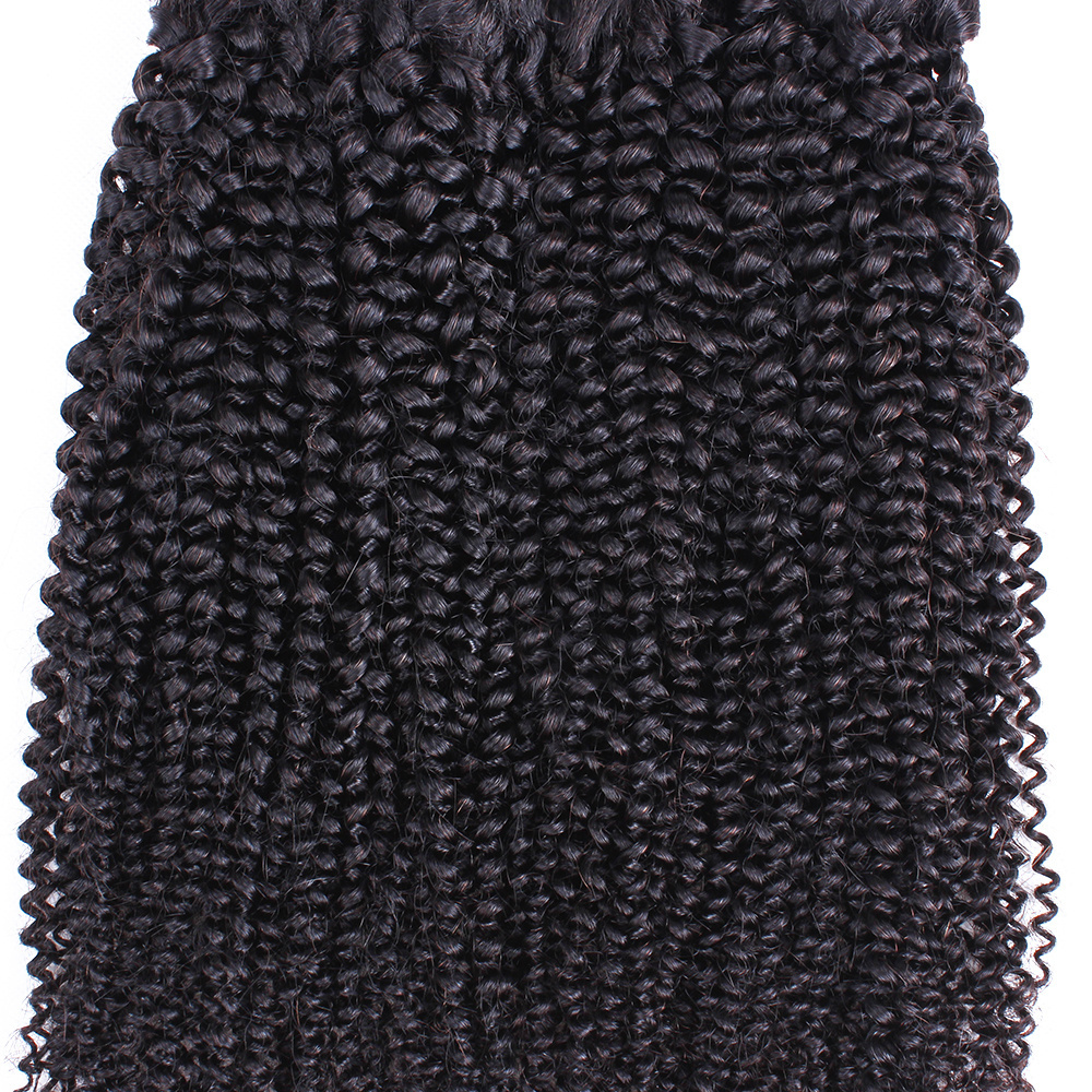 Natural Curly Weave Hair Within 24 Hours Delivery Tight Afro Kinky Curly Hair Extension For Black Women