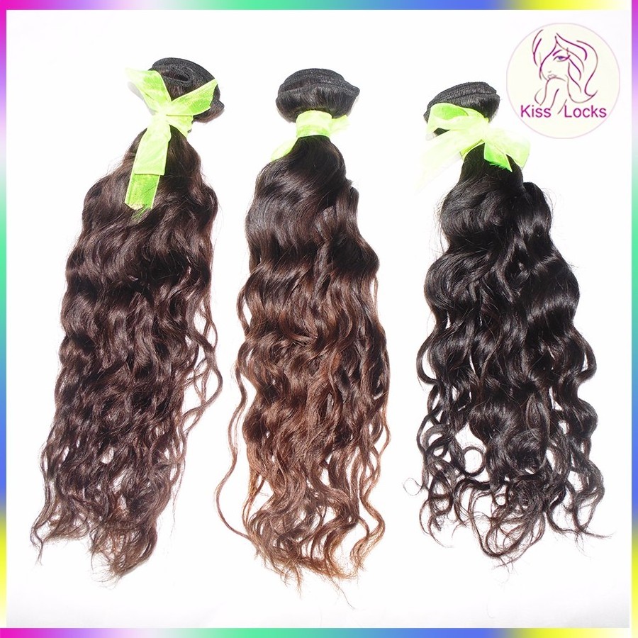 Top quality uzbekistan irgin Hair Weave 4 bundles Fabulous Natural water wave Hair