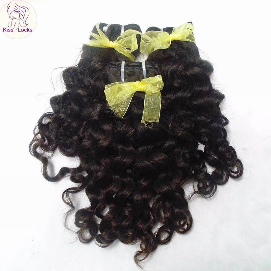 Factory price Laotian deep curly hair weave bundles raw hair best selling products and top quality