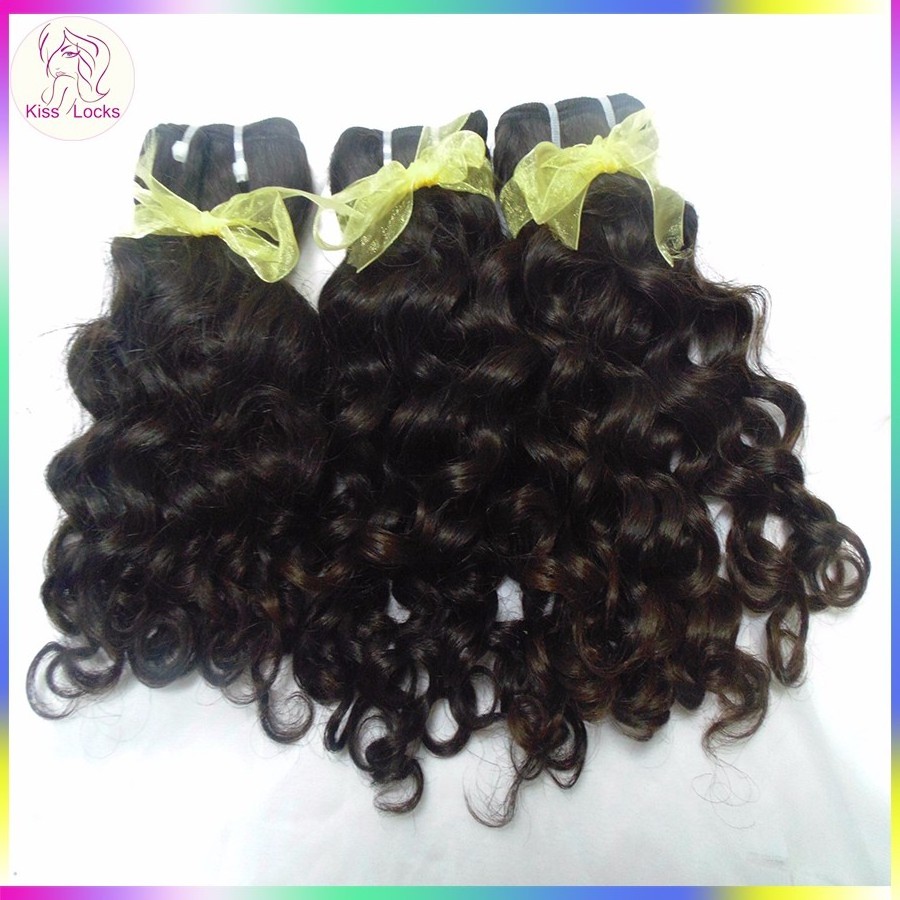 Factory price Laotian deep curly hair weave bundles raw hair best selling products and top quality