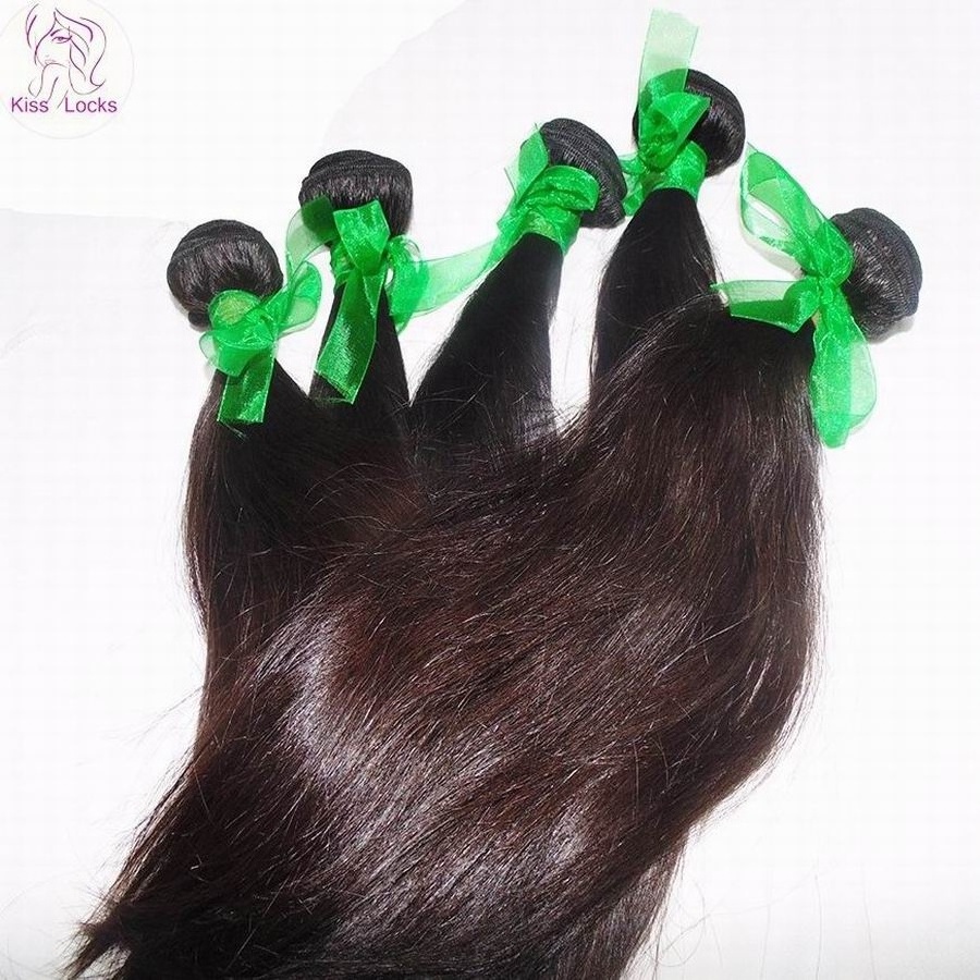 KissLocks Cuticle aligned Raw Virgin Hair Best Cambodian Natural Straight Hair No Tangle No Shedding