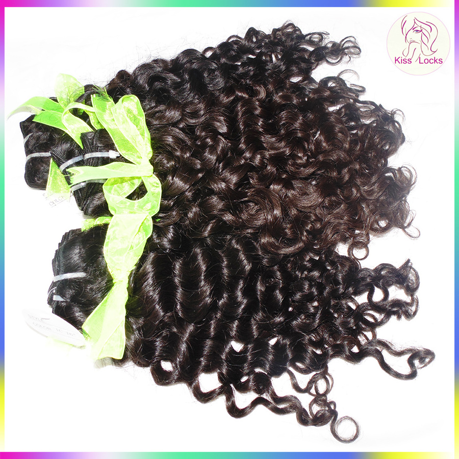 Raw Eurasian romance curly Human Hair Cuticle intact wholesale bundles Luxury quality